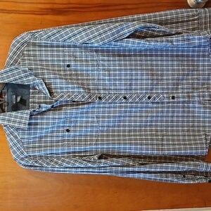 Kenneth Cole Reaction gray and black shirt